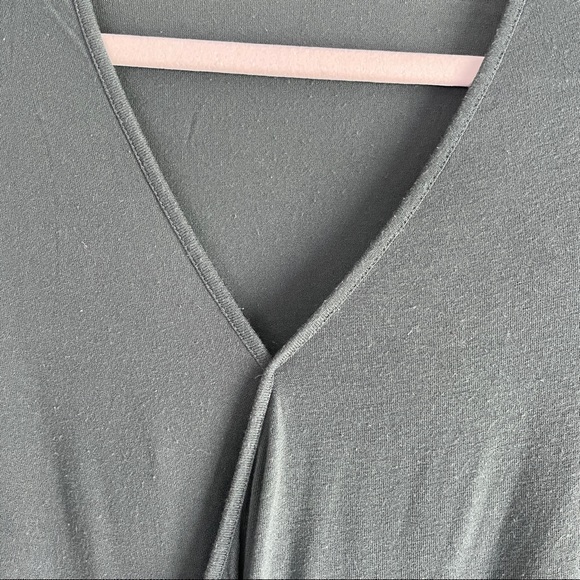 NORDSTROM | Blue Green Surplice Short Sleeve - Picture 5 of 5